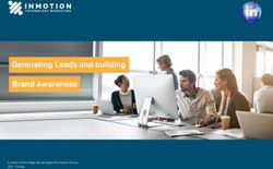 Generating Leads and building Brand Awareness - Inmotion ...