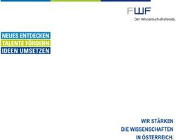 WIR ST&Auml;RKEN DIE WISSENSCHAFTEN IN &Ouml;STERREICH.