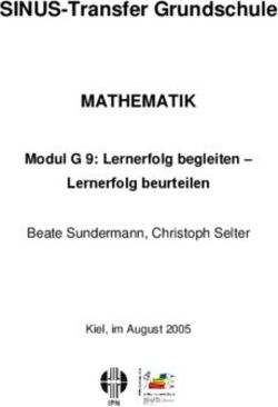 SINUS-Transfer Grundschule - MATHEMATIK Modul G 9: Lernerfolg Begleiten ...