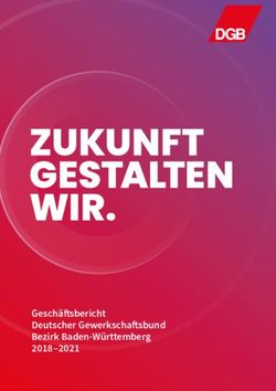 Gesch&auml;ftsbericht Deutscher Gewerkschaftsbund Bezirk Baden-W&uuml;rttemberg 2018-2021