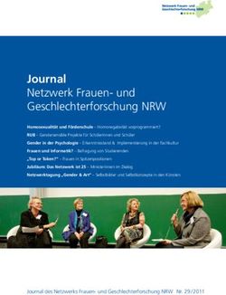Journal Netzwerk Frauen- und Geschlechterforschung NRW