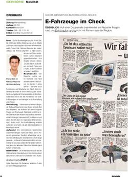 E-Fahrzeuge im Check - Drehscheibe.org