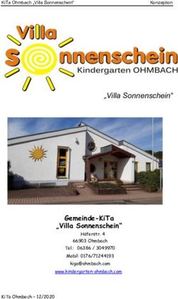 GEMEINDE-KITA "VILLA SONNENSCHEIN" - "VILLA SONNENSCHEIN" - OHMBACH