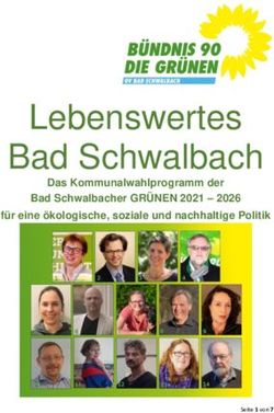Lebenswertes Bad Schwalbach - Das Kommunalwahlprogramm der Bad Schwalbacher GR&Uuml;NEN 2021 - 2026 f&uuml;r eine &ouml;kologische, soziale und nachhaltige ...