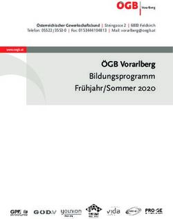 ÖGB Vorarlberg Bildungsprogramm Frühjahr/Sommer 2020