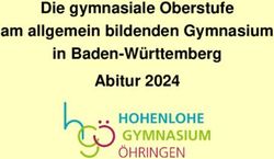 Die gymnasiale Oberstufe in Baden-W&uuml;rttemberg - am allgemein bildenden Gymnasium Abitur 2024