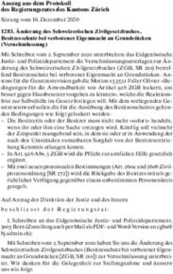 Auszug aus dem Protokoll des Regierungsrates des Kantons Z&uuml;rich - Auszug aus dem Protokoll des ...