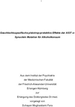 Geschlechtsspezifische pleiotrop-protektive Effekte der A53T α- Synuclein Mutation für Alkoholkonsum