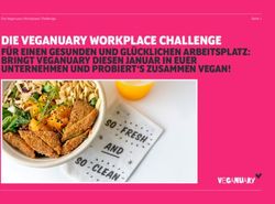 DIE VEGANUARY WORKPLACE CHALLENGE - FÜR EINEN GESUNDEN UND GLÜCKLICHEN ARBEITSPLATZ: BRINGT VEGANUARY DIESEN JANUAR IN EUER UNTERNEHMEN UND ...