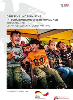 DEUTSCHE UND T&Uuml;RKISCHE INTEGRATIONSKONZEPTE IN KOMMUNEN - INTEGRATION ALS GESAMTGESELLSCHAFTLICHER AUFTRAG
