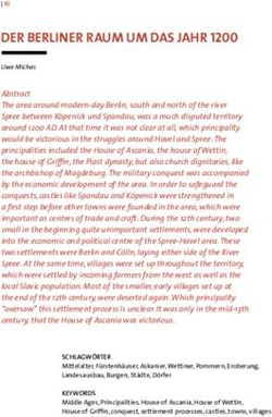 Der Berliner raum um Das Jahr 1200 - Museumsdorf ...