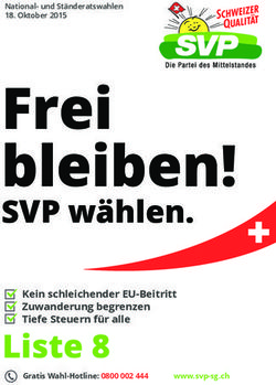 Frei bleiben! SVP w&auml;hlen - Kein schleichender EU-Beitritt Zuwanderung begrenzen Tiefe Steuern f&uuml;r alle