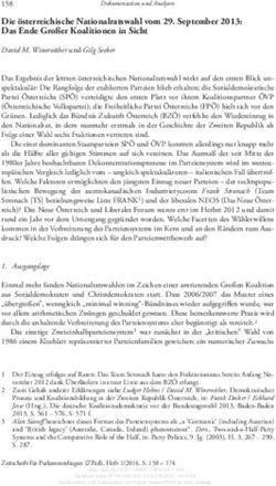 Die &ouml;sterreichische Nationalratswahl vom 29. September 2013: Das Ende Gro&szlig;er Koalitionen in Sicht - Nomos eLibrary
