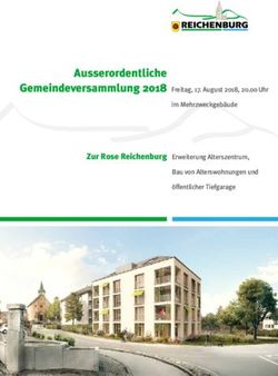 Ausserordentliche Gemeindeversammlung 2018 - Zur Rose Reichenburg Freitag, 17. August 2018, 20.00 Uhr