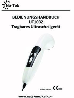 BEDIENUNGSHANDBUCH UT1032 - Tragbares Ultraschallgerät , 4: Nu-Tek