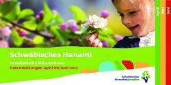 Schw&auml;bisches Hanami Paradiesische Bl&uuml;tentr&auml;ume Veranstaltungen April bis Juni 2022 - Stadt M&ouml;ssingen