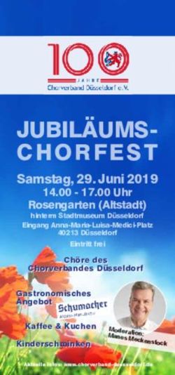 Ch&ouml;re des Chorverbandes D&uuml;sseldorf Gastronomisches Angebot Kaffee & Kuchen Kinderschminken - Chor live
