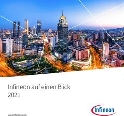 Infineon auf einen Blick 2021