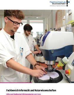 Fachbereich Informatik und Naturwissenschaften - Infos zum Studienstart Wintersemester 2021/2022