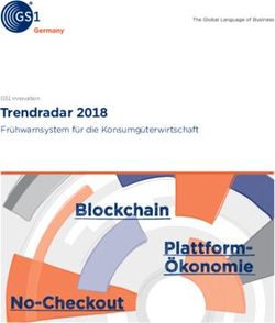 Trendradar 2018 Frühwarnsystem für die Konsumgüterwirtschaft - GS1 Innovation - GS1 Germany
