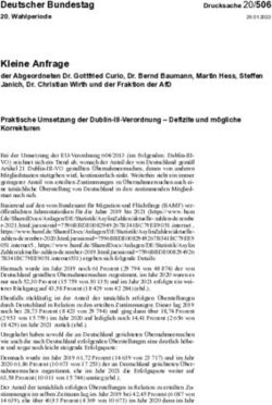 KLEINE ANFRAGE DER ABGEORDNETEN DR. GOTTFRIED CURIO, DR. BERND BAUMANN, MARTIN HESS, STEFFEN JANICH, DR. CHRISTIAN WIRTH UND DER FRAKTION DER AFD ...