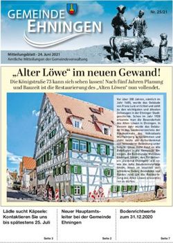 "Alter L&ouml;we" im neuen Gewand! - Gemeinde Ehningen
