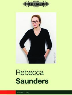 Rebecca Saunders Contemporary - Edition Peters