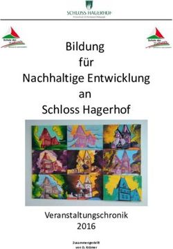 Bildung für Nachhaltige Entwicklung - an Schloss Hagerhof - Veranstaltungschronik 2016