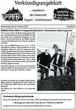 Verkündigungsblatt - Amtsblatt - der Gemeinde Kappel - Grafenhausen - Gemeinde Kappel-Grafenhausen