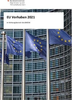 EU Vorhaben 2021 im Wirkungsbereich des BMDW - Bundesministerium für Digitalisierung ...