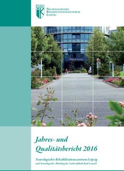 Jahres- und Qualitätsbericht 2016 - Neurologisches Rehabilitationszentrum Leipzig - Michels Kliniken