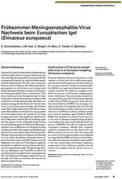 Frühsommer-Meningoenzephalitis-Virus Nachweis beim Europäischen Igel (Erinaceus europaeus)