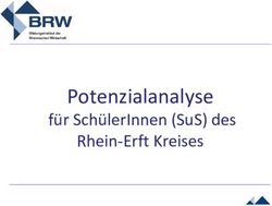 POTENZIALANALYSE F&Uuml;R SCH&Uuml;LERINNEN (SUS) DES RHEIN-ERFT KREISES - PR&Auml;SENTATION ELTERNABEND RHEIN-ERFT ...