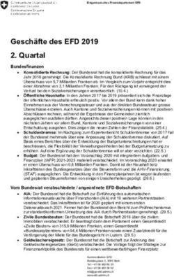 Gesch&auml;fte des EFD 2019 2. Quartal - Eidgen&ouml;ssisches ...