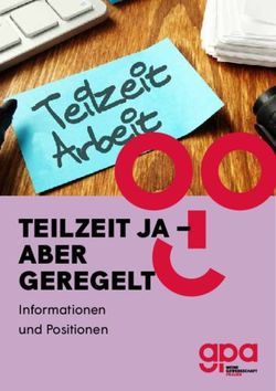 TEILZEIT JA - ABER GEREGELT - Informationen und Positionen - Gewerkschaft GPA