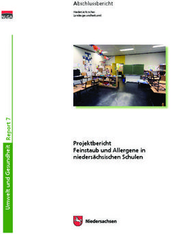 Projektbericht Feinstaub und Allergene in - Roesebeckstr. 4-6 30449 Hannover