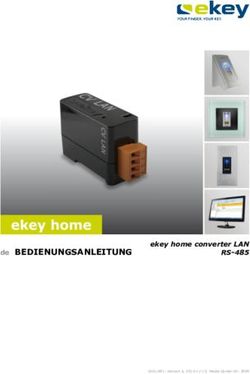 De BEDIENUNGSANLEITUNG - ekey home converter LAN RS-485