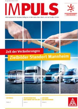 Zielbilder Standort Mannheim - Zeit der Veränderungen - EDITORIAL - IG Metall @ Daimler