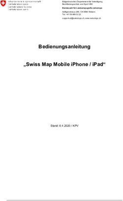 Bedienungsanleitung "Swiss Map Mobile iPhone / iPad" - Swisstopo