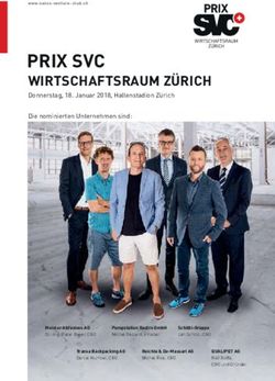 PRIX SVC WIRTSCHAFTSRAUM Z&Uuml;RICH - Swiss Venture Club