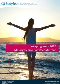 Kursprogramm 2022 Massageschule Bodyfeet Muttenz