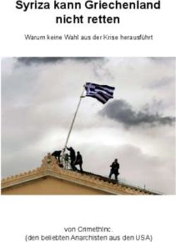 Syriza kann Griechenland nicht retten - von CrimethInc. (den beliebten Anarchisten aus den USA)