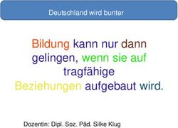 Bildung kann nur dann gelingen, wenn sie auf tragf&auml;hige Beziehungen aufgebaut wird - Deutschland wird bunter