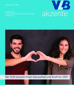 Akzente Ausgabe 12-01/2021 Zeitschrift des Verbandes der Lehrer an beruflichen Schulen in Bayern e. V - VLB Bayern