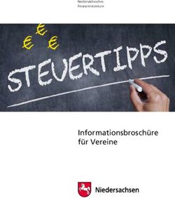Informationsbrosch&uuml;re f&uuml;r Vereine