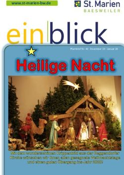 Ein blick www.st-marien-bw.de - Pfarrbrief Nr. 43 Dezember 19 - Januar 20 - Pfarrei St. Marien Baesweiler