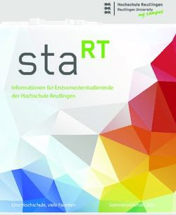 Informationen f&uuml;r Erstsemesterstudierende der Hochschule Reutlingen - Eine Hochschule, viele Facetten Sommersemester 2023