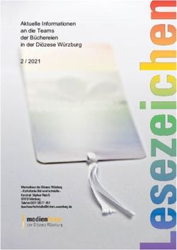Aktuelle Informationen an die Teams der B&uuml;chereien in der Di&ouml;zese W&uuml;rzburg 2 / 2021