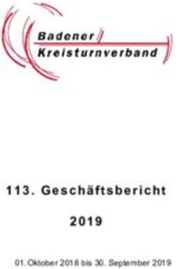Geschäftsbericht 2019 - Oktober 2018 bis 30. September 2019 - Badener Kreisturnverband