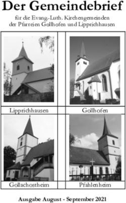 Der Gemeindebrief Lipprichhausen Gollhofen - | Evang. Dekanat Uffenheim